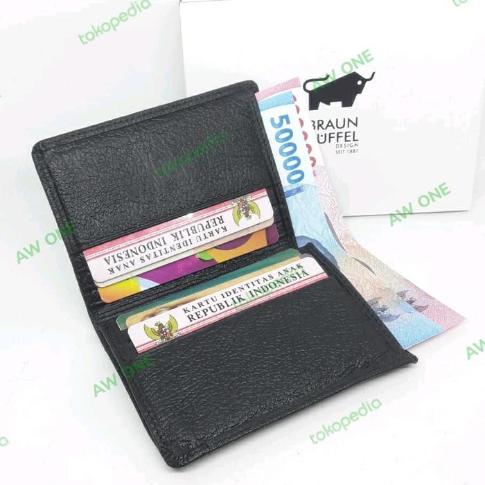 

Dompet Kulit Kartu/Card Holder Brau Buffel Uang