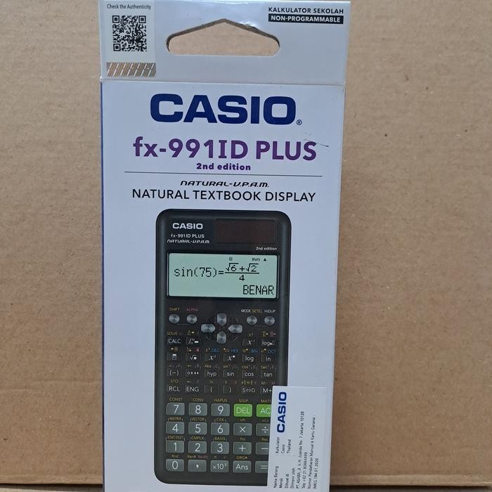 

Kalkulator Scientific Casio Fx 991Id Plus