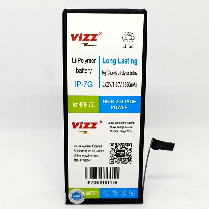 Baterai Batre Vizz Iphone 7G Original Vizz