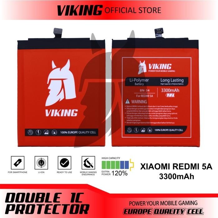 VIKING Baterai Redmi 5A BN34 Double Power