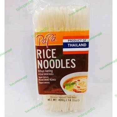 

3YC3 Papa Rice Noodles Noodle Product Of Thailand 400 Gr