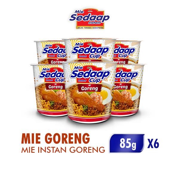 

H48Y Sedaap Mie Instan Cup Goreng 81G X6
