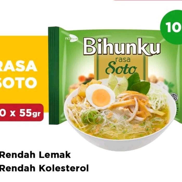 

H48Y Bihunku Instan Rasa Soto Ayam Paket 10 Pcs