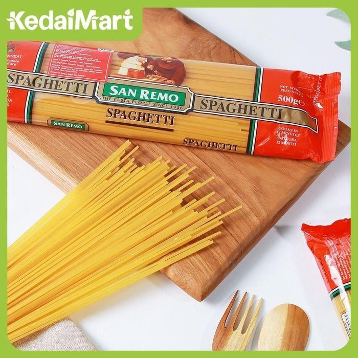 

H48Y Pasta Spaghetti San Remo 500 Gram / Spagetti Instan / Pasta Spageti