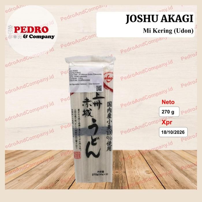 

H48Y Joshu Akagi Mi Kering Udon 270 Gram - Japanese Noodle Jepang Mie