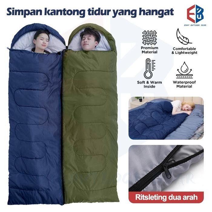 Arei Mountain - Sleeping Bag Watermount Extreme Mummy Waterproof Sleeping Bag Polar Grid Sleeping