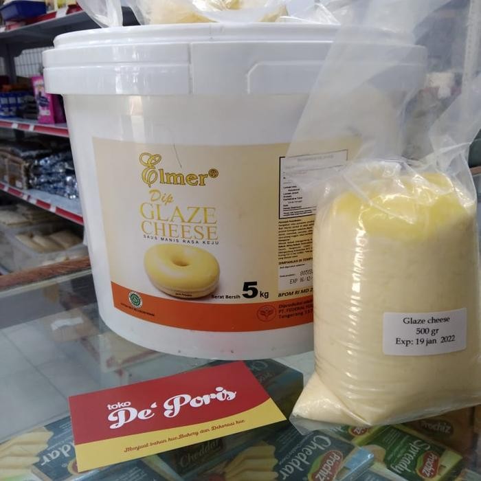 

Elmer glaze cheese atau keju 500gr
