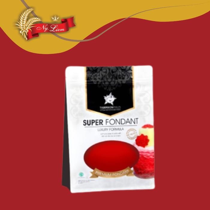 

TIGERSON Super Fondant / Plastic Icing - STRAWBERRY RED 1 kg