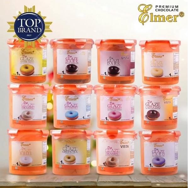 

Elmer Dip Glaze Donat 1 Kg - Donut Topping 1Kg