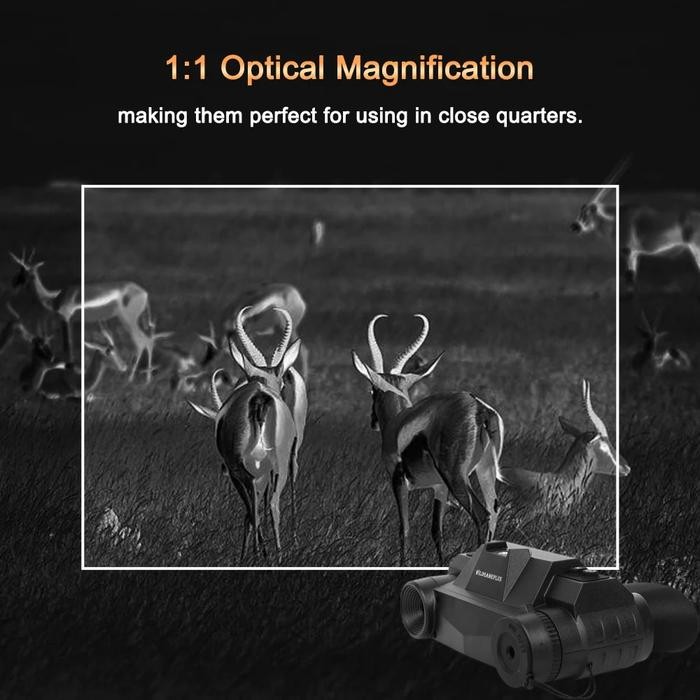 Kacamata Pandang Malam Inframerah 940nm Ikat Kepala HD NV Teropong