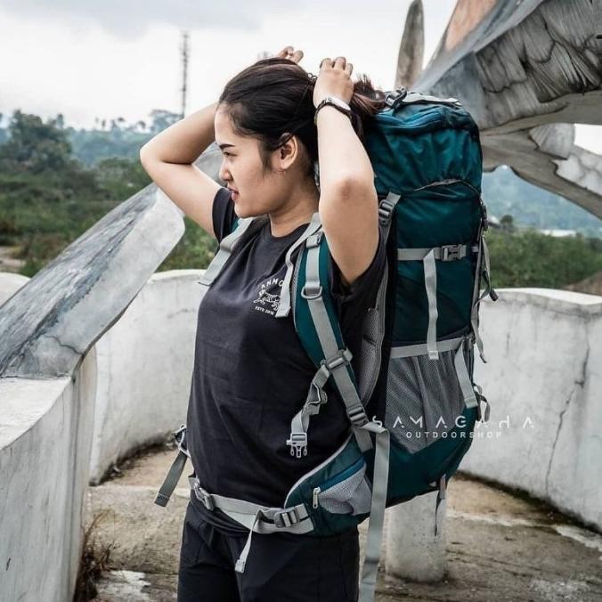 Tas Hiking Carier Sunature Adventure 75 Liter Deuter Warna Biru