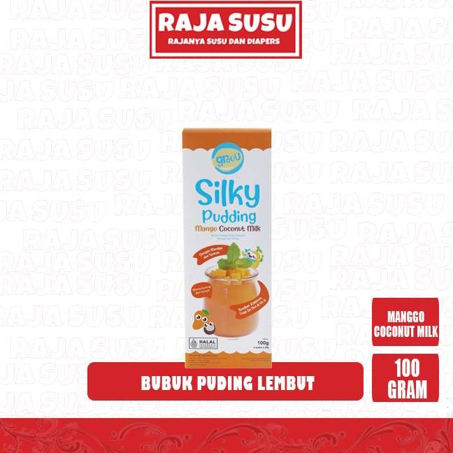 

GROUU SILKY PUDDING MANGO COCONUT MILK 100GR - RAJA SUSU