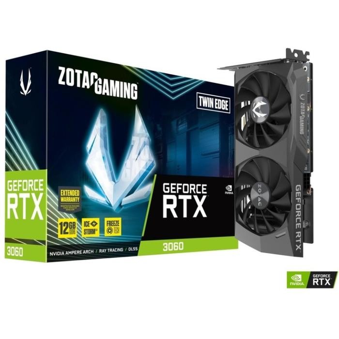 Berkualitas Zotac Gaming Geforce Rtx 3060 / Rtx3060 Twin Edge 12Gb Gddr6