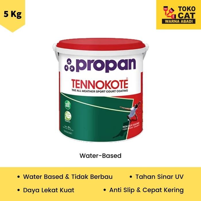Propan Paintstore - Cat Propan Tennokote 5 Kg Untuk Lapangan Basket, Tennis,Dll