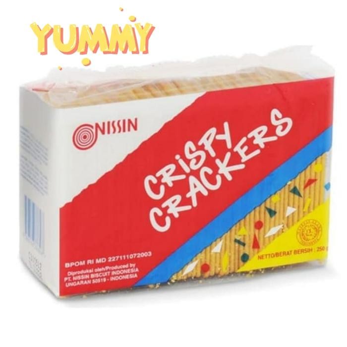 

NISSIN CRISPY CRACKERS 225 GRAM PER BKS