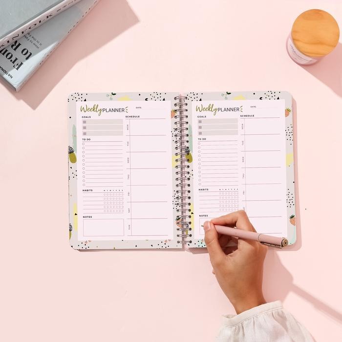 

Bukuqu Notebook Spiral A5 - SM014 Weekly Planner