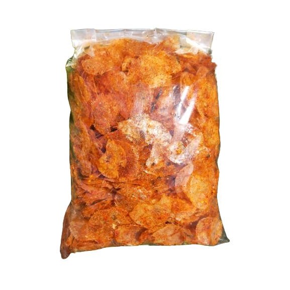 

KERIPIK KACA PEDAS DAUN JERUK 1KG SNACKQUEENNAFISHA PIKCA FOOD MAKANAN CAMILAN