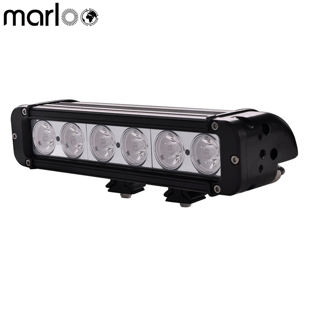 Car 60W 11inch LED Light Bar SUV ATV Truck LED Bar Fog Light Single Row For Offroad LED Driving Lamp