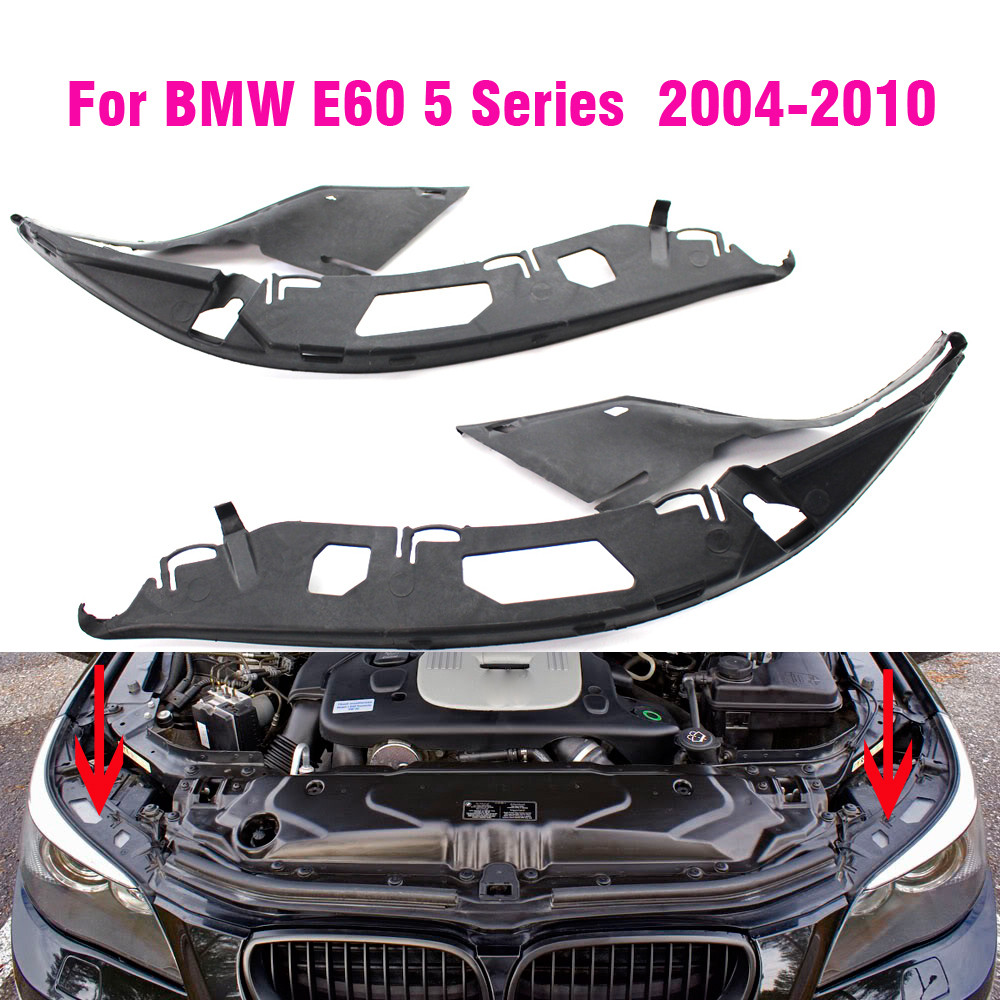 Headlight Lens Gasket Rubber Seal Left Right Side for BMW E60 5