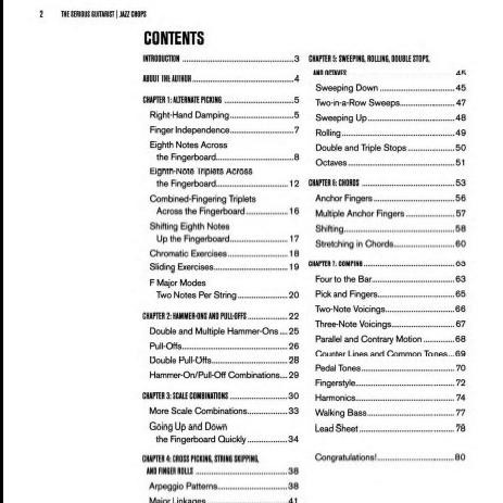 Buku The Gitar Serious Guitarist JAZZ Chops With Audio/Mp3