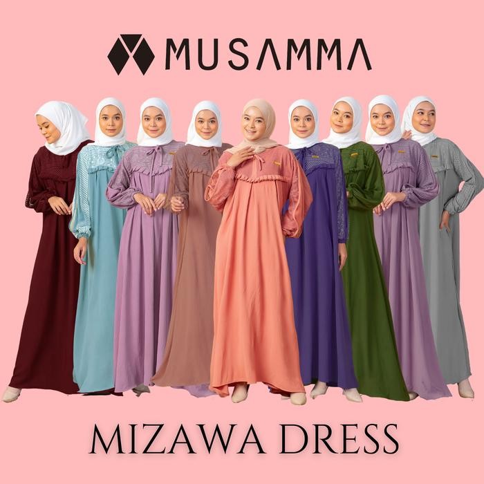 MUSAMMA - MIZAWA DRESS - Airflow - Gamis Wanita Dewasa