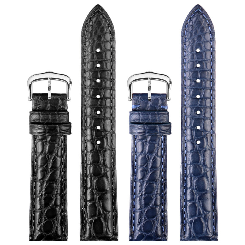 IMPORT FOR CARTIER MEN AND WOMEN GENUINE LEATHER WATCH STRAP TANK KEY MUST LONDON SOLO CROCODILE