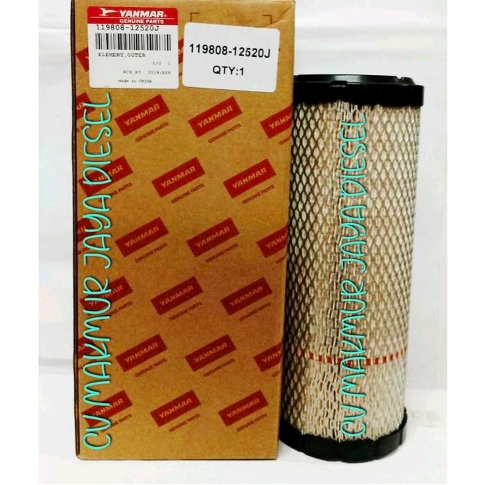 Fuel Filter Udara Outer Ef393T/393 119808-12520J Yanmar Genuine