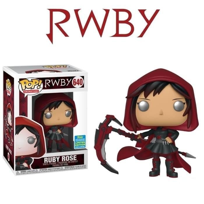 Original Funko POP Animation RWBY - Ruby Rose (Hood) (SDCC/EXCLUSIVE)