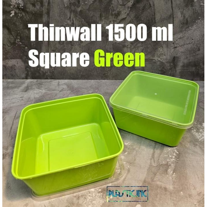 (Allthebest) Thinwall 1500 ml Warna/Box Kotak Plastik/Kotak Plastik/Thinwall 1500ml