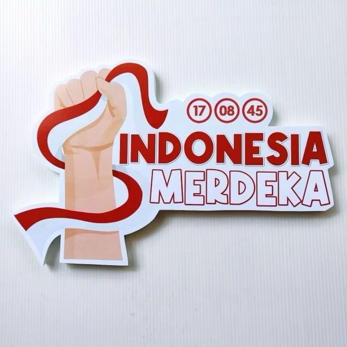 (Allthebest) BACKDROP PAWAI SPANDUK DIRGAHAYU MERAH PUTIH KARNAVAL LOMBA HIAS SEPEDA KELAS SEKOLAH