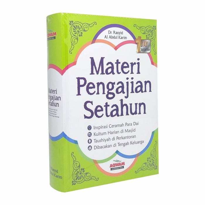 

ASLI Materi Pengajian Setahun karya Dr. Rasyid Al Abdul Karim- Penerbit Aqwam Hard Cover READY STOCK