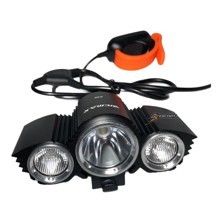 ASLI Lampu Depan Fiido Electric Scooter Sepeda LED Vic A30 & Battery Box READY STOCK