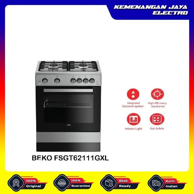 Beko Fsgt62111Gxl Freestanding Gas Cooker