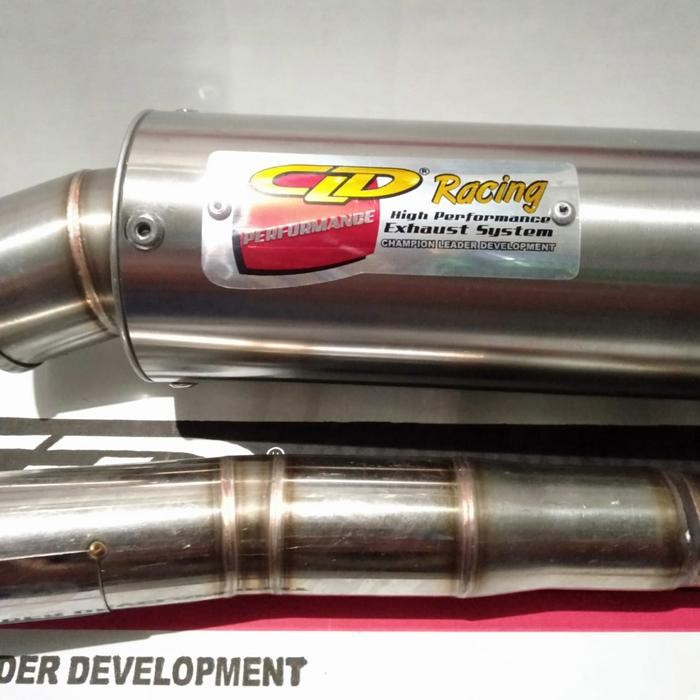 (TERLARIS) Knalpot CLD Racing Jupiter MX Old type Performance inlet 38 (TERBAIK) (TERBARU)