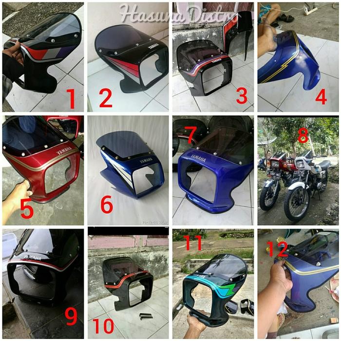 (TERLARIS) kedok lampu batok krodong lampu oval MOTOR RX KING RX S (TERBAIK) (TERBARU) (TERMURAH)