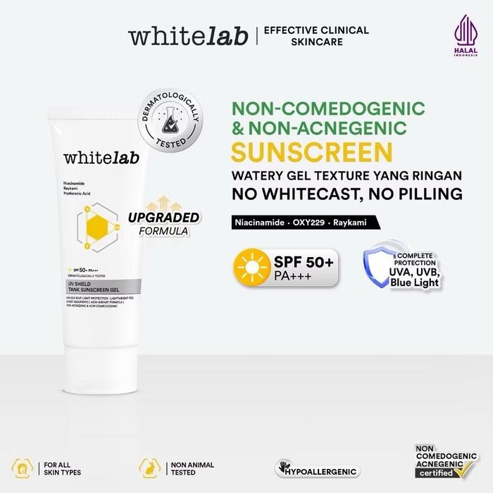 Whitelab UV Shield Tank sunscreen gel SPF 50++ PA++++ Sunblock Sunscreen WHITELAB whitelab