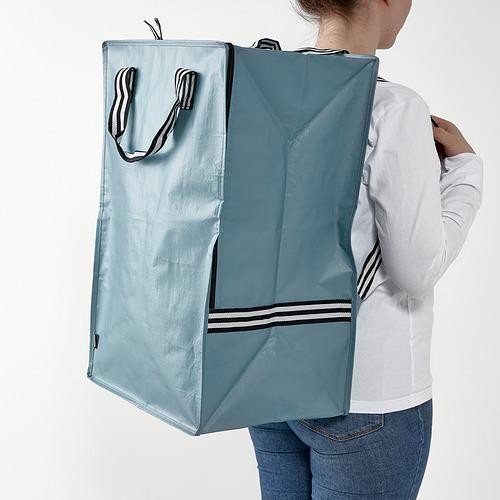 (Srd) - Tas Kantong Belanja Laudry Bag Resleting Ransel Besar Jumbo