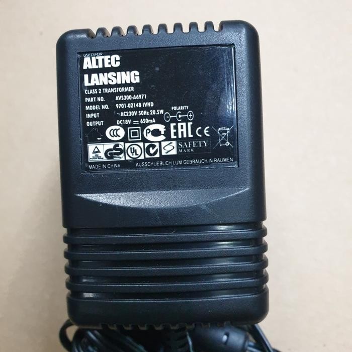 Adaptor Speaker Aktif Altec Lansing Avs 300 Avs 500 New