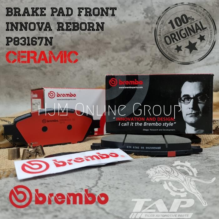 Brake Disc Pad - Kampas Rem Depan Innova Reborn Brembo Original