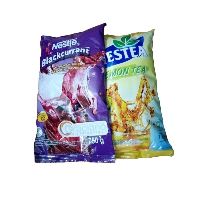 

Paket Nestle Blackcurrant + Nestea Lemon Tea