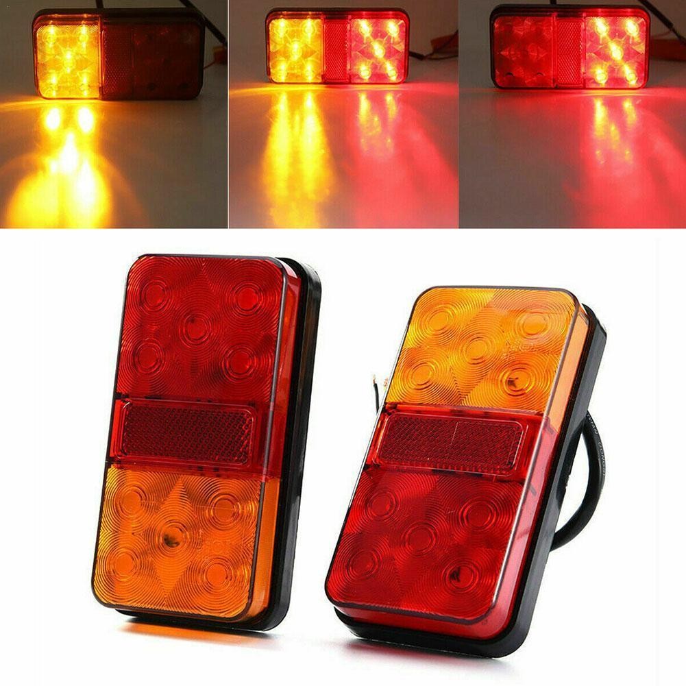 Terlaris, 2 Buah Lampu Belakang 12V Lampu Belakang LED Truk Mobil