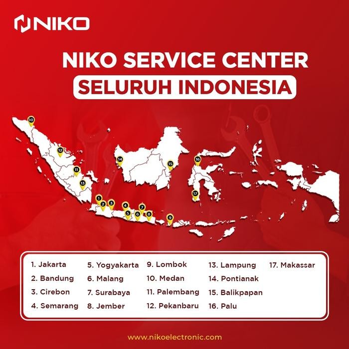 KIPAS ANGIN MEJA NIKO 9 INCH - KUNING
