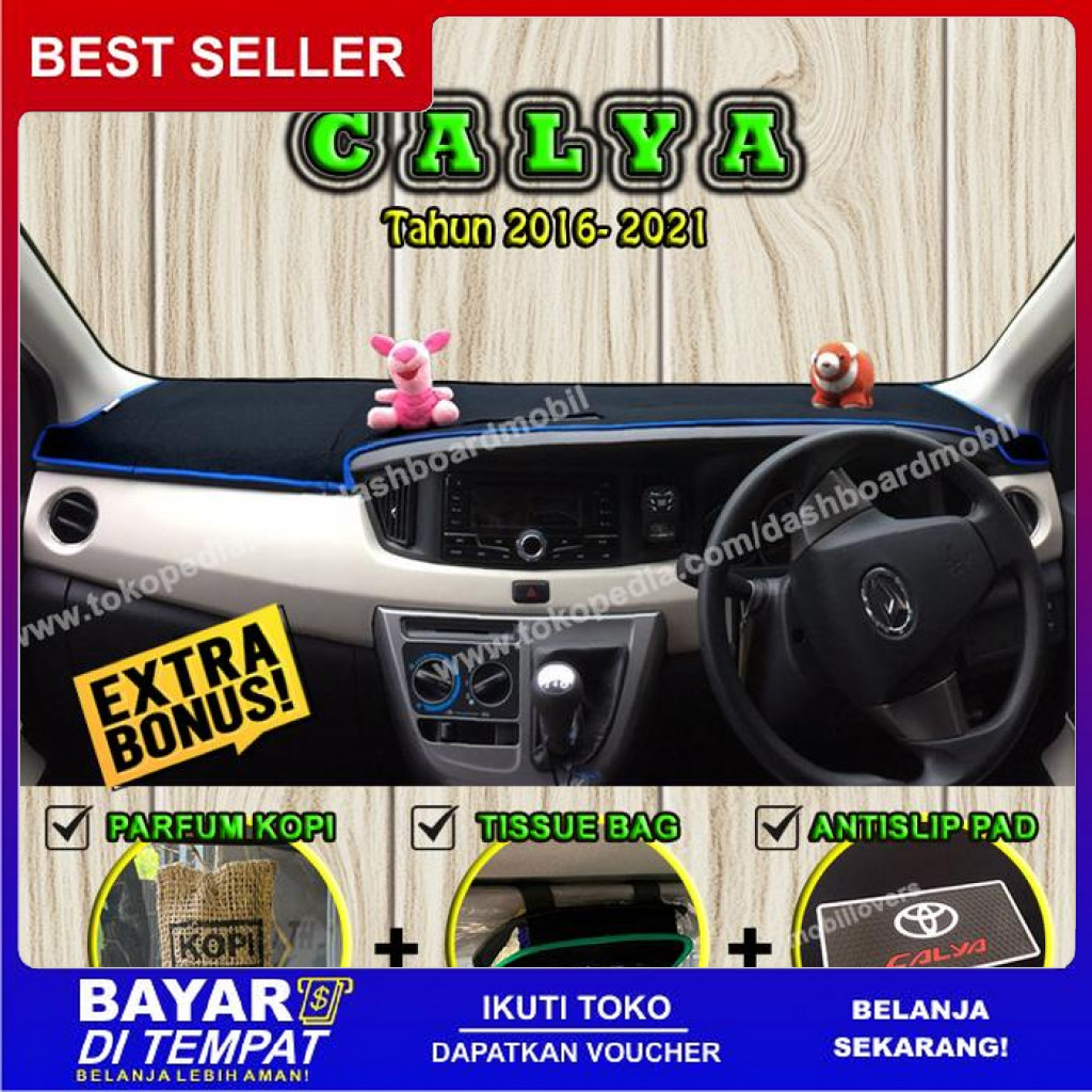 FREE ONGKIR AKSESORIS MOBIL COVER DASHBOARD CALYA INTERIOR MOBIL ASESORIS MOBIL BISA COD