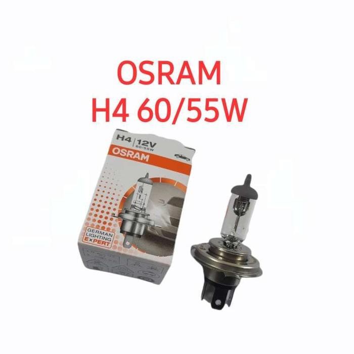 (TERLARIS) Bohlam Lampu Depan Daihatsu Ayla H4 12V 60/55W Osram (TERBAIK) (TERBARU) (TERMURAH)