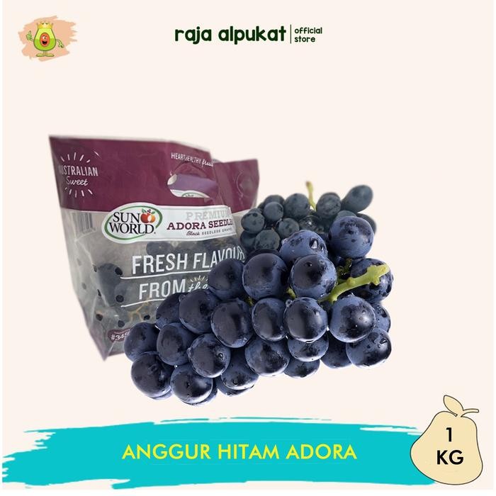 

TERLARIS ANGGUR ADORA SEEDLESS KEMASAN SATU KG (KHUSUS GRAB DAN GOSEND) READY STOCK