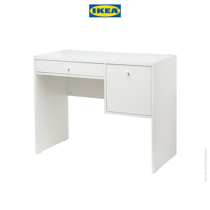 NEW IKEA SYVDE Meja Rias Putih Minimalis 100x48 cm