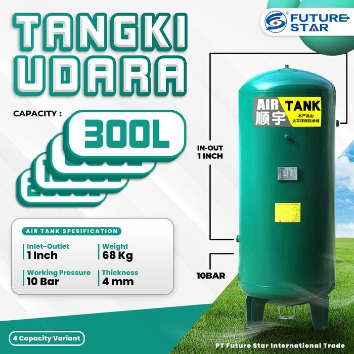 NEW Tangki Kompresor Tangki Udara 300 liter Air Receiver Tank 300 Liter