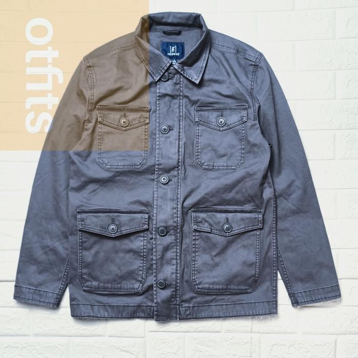 George Field Military Parka Jacket Outdoor Original Pria