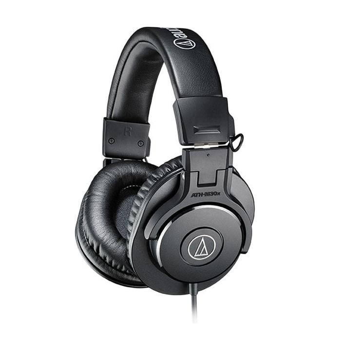 NEW Audio Technica ATH-M30X Professional Studio Monitor Headphones - Black