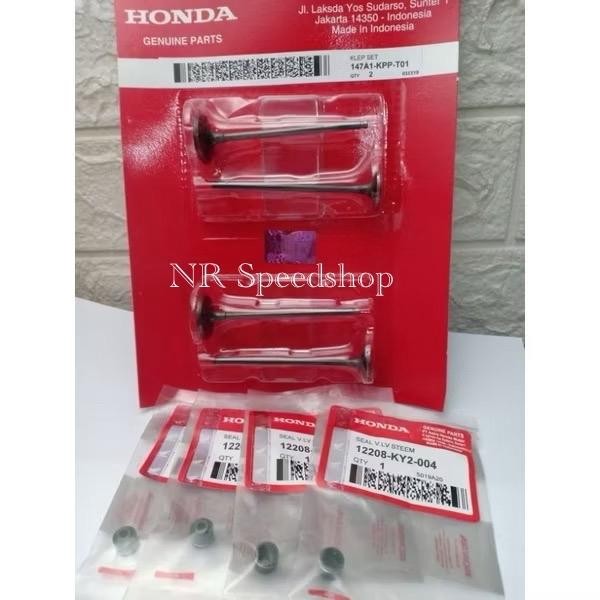 Klep Set Payung Klep 4Pcs + Seal Honda Cb 150 Old Lama Cb150R Old Kpp